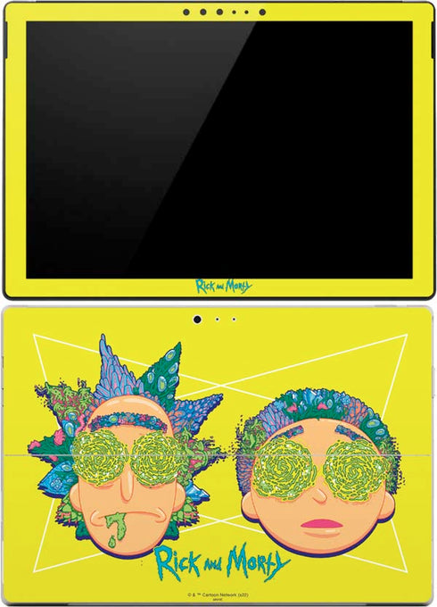 Adult Swim Rick and Morty Rick and Morty Portal Eyes Surface Pro (2017) Skin